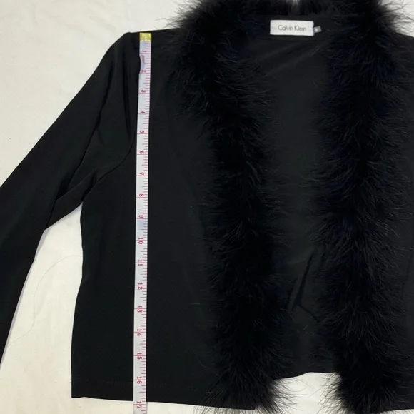 Calvin Klein Women’s Faux Fur Jacket Size S - Picture 2 of 5
